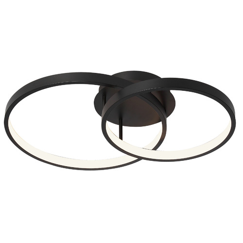 Black and white semi deals flush ceiling light